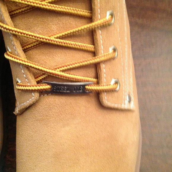 Smith\'s Men\'s Water Resistance Tan Suede Steel Toe Lace-up Boots - 11.5M - NIB main image 10